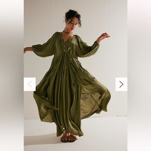 Free People Plenty of Love Maxi - small - Olive